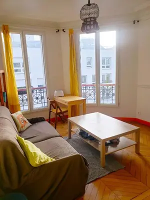 Coin salon dans l'établissement Un petit coin de soleil chez l'habitant