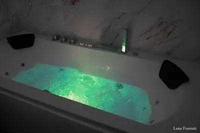 Plan de l'établissement Maison chaleureuse jacuzzi, climatisation et parking payants
