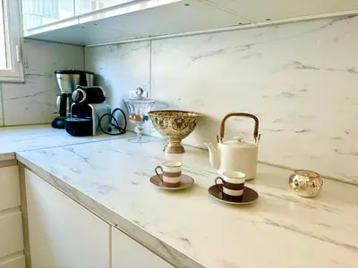 Cuisine ou kitchenette dans l'établissement L'appartement Nicolo