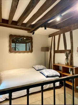 Un ou plusieurs lits dans un hébergement de l'établissement Maison à Saint-Germain-des-Prés