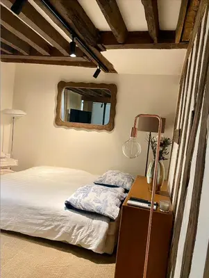 Un ou plusieurs lits dans un hébergement de l'établissement Maison à Saint-Germain-des-Prés