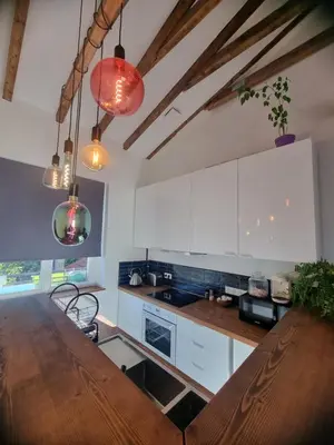 Cuisine ou kitchenette dans l'établissement Un appartement charmant à deux pas de Paris !