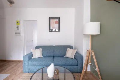 Coin salon dans l'établissement Appartement Cozy à Paris