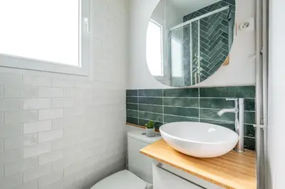 Salle de bains dans l'établissement Appartement Cozy à Paris
