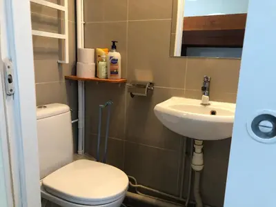 Salle de bains dans l'établissement Le studio de Bastille Paris
