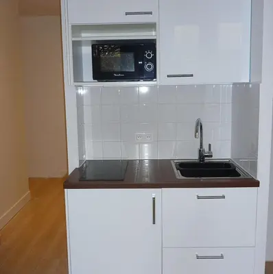 Cuisine ou kitchenette dans l'établissement Tour Eiffel Beaugrenelle