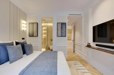 Télévision ou salle de divertissement dans l'établissement TheLander - Serviced Apartments in Saint Germain des Prés