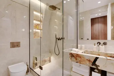 Salle de bains dans l'établissement TheLander - Serviced Apartments in Saint Germain des Prés