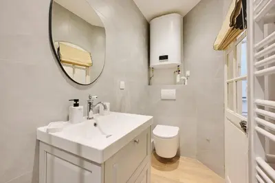 Salle de bains dans l'établissement Appartement Triplex à Saint-Germain-des-Prés