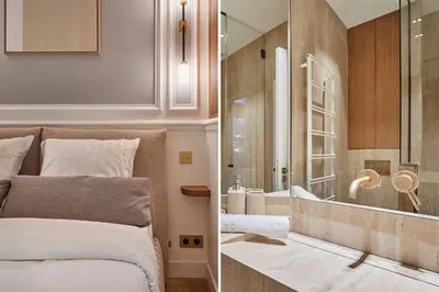 Salle de bains dans l'établissement Sublim 1BDR AC Arc de Triomphe Champs Elysees by Studio Prestige