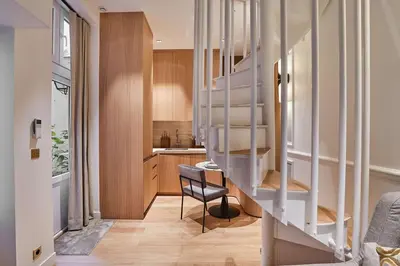 Plan de l'établissement Sublim 1BDR AC Arc de Triomphe Champs Elysees by Studio Prestige