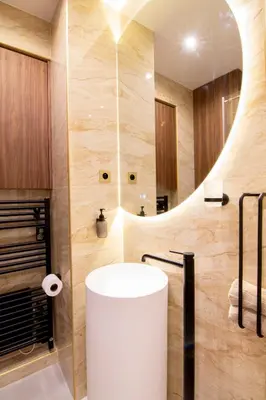 Salle de bains dans l'établissement Appartement élégant près de Bastille-Gare de Lyon