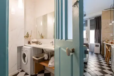 Salle de bains dans l'établissement Artisan Lofts Paris close Eiffel Tower