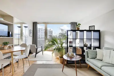 Coin salon dans l'établissement EXELMANS - Auteuil