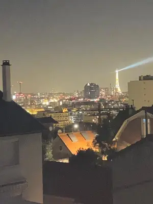 Vue générale sur Clamart ou vue de la ville depuis l'appartement