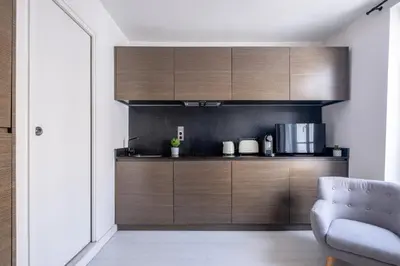 Cuisine ou kitchenette dans l'établissement Havre de Luxe au Pied de Montmartre