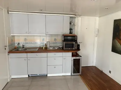 Cuisine ou kitchenette dans l'établissement Loft de charme proche des Halles et du Louvre