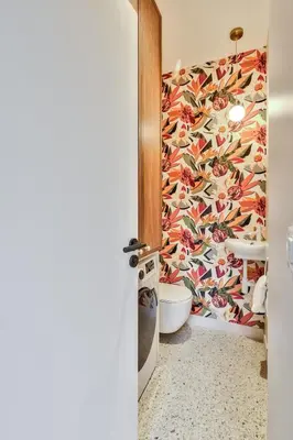 Salle de bains dans l'établissement Luxe et Architecture au Centre de Paris pour 6 Pers