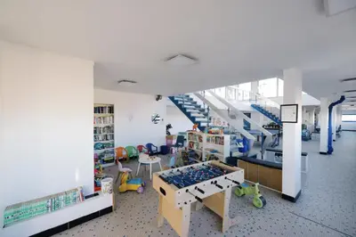 Plan de l'établissement Amazing view, beautiful flat, swimming pools, secure parking