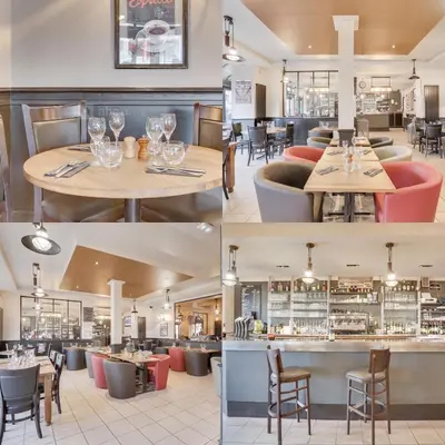 Restaurant ou autre lieu de restauration dans l'établissement Hotel Trianon Saint Ouen