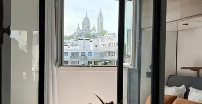 Plan de l'établissement Superbe Loft avec Vue Incroyable sur Montmartre