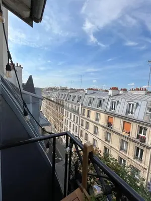 Balcon ou terrasse dans l'établissement Superbe Loft avec Vue Incroyable sur Montmartre