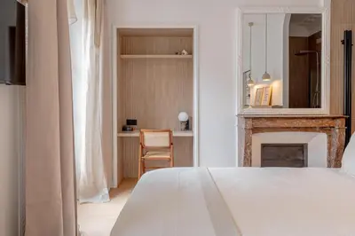Un ou plusieurs lits dans un hébergement de l'établissement Amazing flat - center of paris