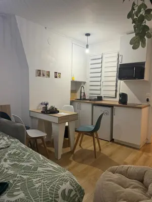 Cuisine ou kitchenette dans l'établissement studio paris 13