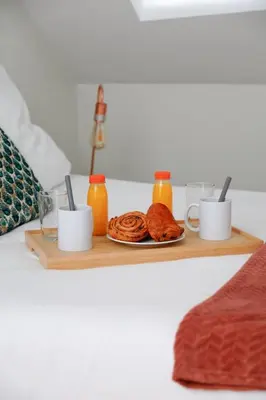 Un ou plusieurs lits dans un hébergement de l'établissement Bluestay 24 - Superb apartment in Paris