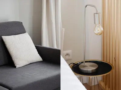 Coin salon dans l'établissement Bluestay 22 - Superb studio in Paris