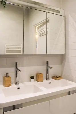 Salle de bains dans l'établissement Charming 4p apartment in the heart of the 18th