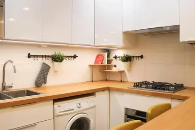 Cuisine ou kitchenette dans l'établissement Charming 4p apartment in the heart of the 18th