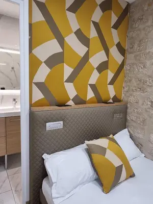 Un ou plusieurs lits dans un hébergement de l'établissement Marais Chatelet - Design & Trendy - 2 suites - 6pax