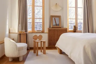 Un ou plusieurs lits dans un hébergement de l'établissement Elysée Montmartre Hotel