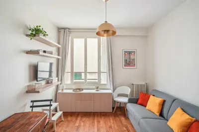 Coin salon dans l'établissement Studio rue Monsieur - Rive Gauche by B'Your Home