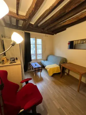 Cuisine ou kitchenette dans l'établissement Cozy studio Bastille