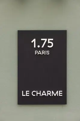 Plan de l'établissement 1.75 Paris Le Charme