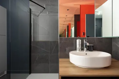 Salle de bains dans l'établissement 1.75 Paris Le Charme