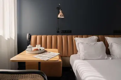 Coin salon dans l'établissement 1.75 Paris Le Charme