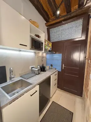 Cuisine ou kitchenette dans l'établissement Charles V Flat Ground Floor