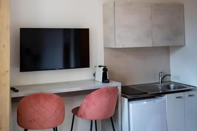 Cuisine ou kitchenette dans l'établissement La Lumière de Paris