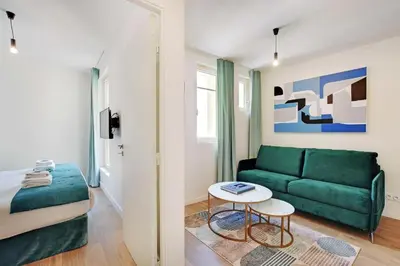 Coin salon dans l'établissement La Lumière de Paris
