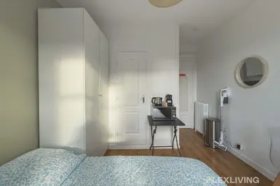 Un ou plusieurs lits dans un hébergement de l'établissement Flexliving - Studio - 27 Brune