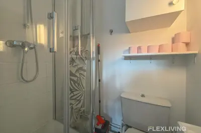 Salle de bains dans l'établissement Flexliving - Studio - 27 Brune