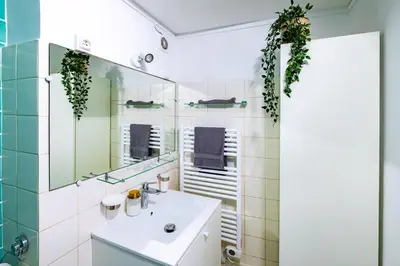 Salle de bains dans l'établissement Appartement Typique au Coeur du Marais