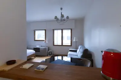 Coin salon dans l'établissement Appartement 2 personnes proche Beaugrenelle - II