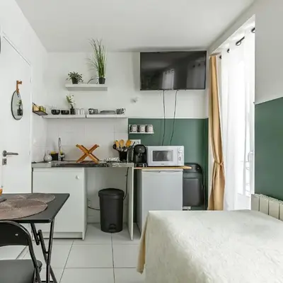 Studio Paradis Vert Gare du Nord