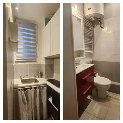 Salle de bains dans l'établissement Studio 103 Bail mobilité - Appartement pour voyages d'affaires et d'études