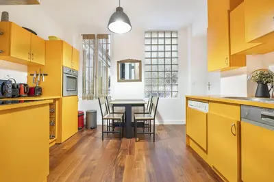 Cuisine ou kitchenette dans l'établissement Psychedelic