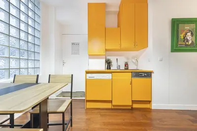 Cuisine ou kitchenette dans l'établissement Psychedelic